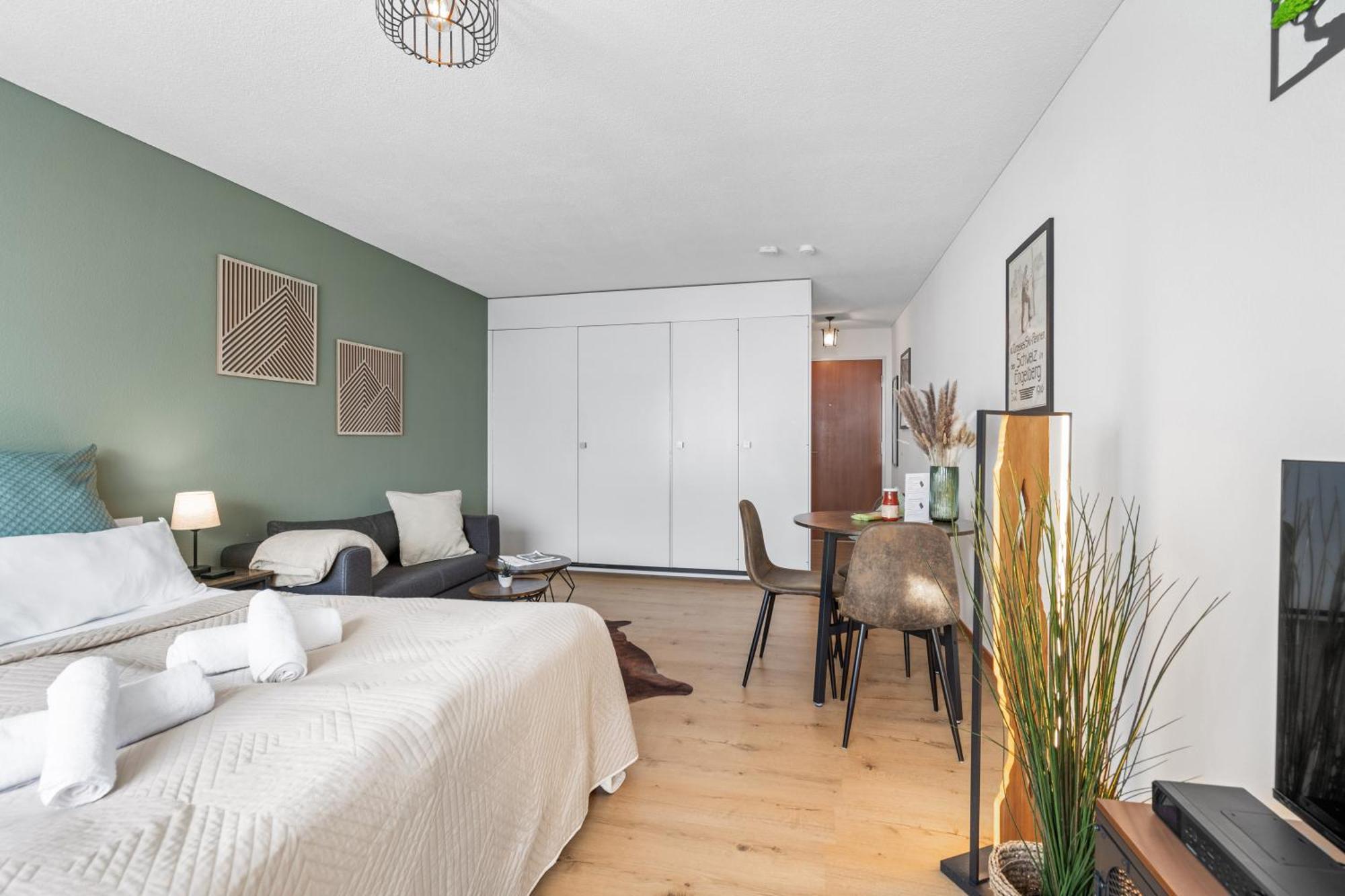 Zentrales Studio Mit Mega Bergblick, Titlis, Luzern, Lake, Kurpark Енгелберг Екстериор снимка